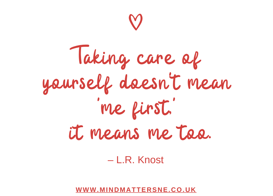 Self-care motivational quote