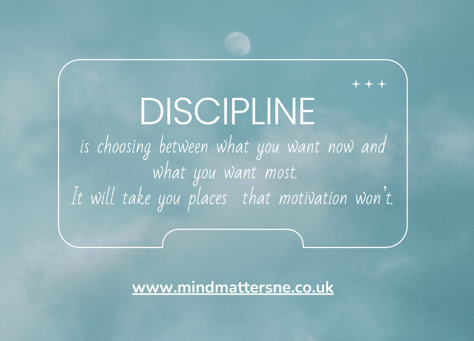 Discipline and your Mental Health